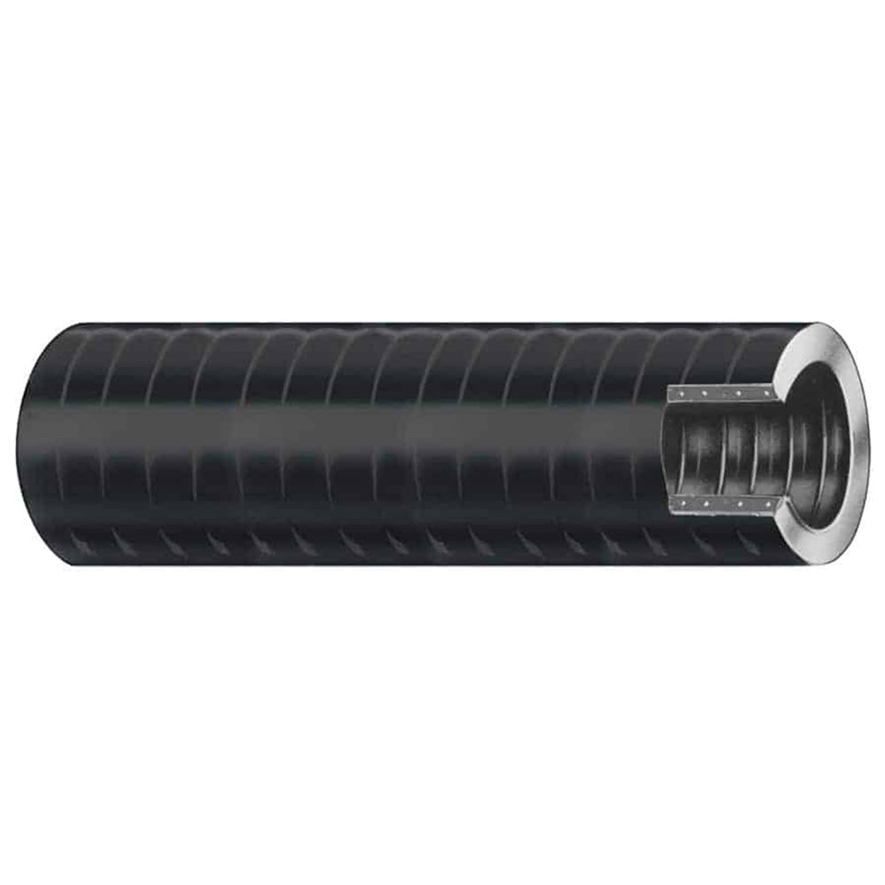 Trident Marine 1-1/2" x 50 VAC XHD Bilge Live Well Hose - Hard PVC Helix - Black