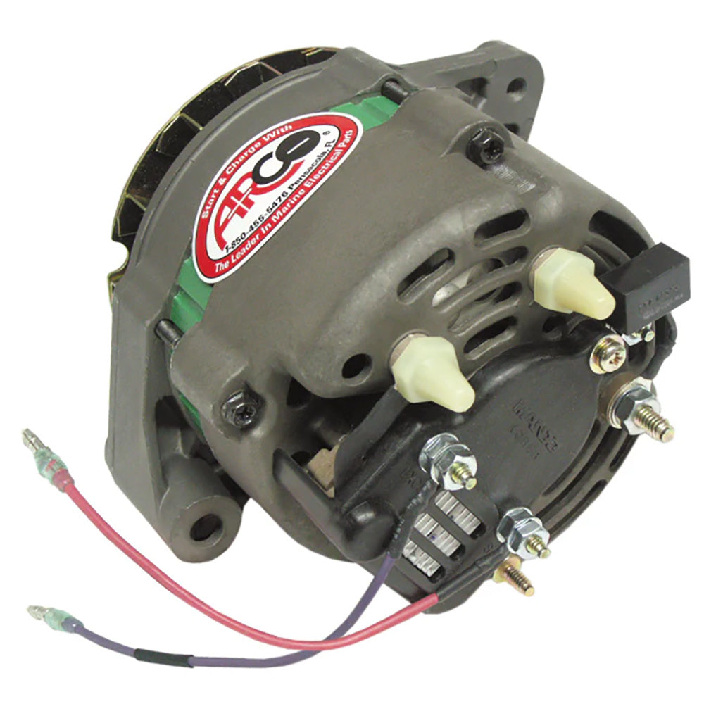 ARCO Marine Premium Replacement Alternator w/Multi-Groove Serpentine Pulley - 12V 65A