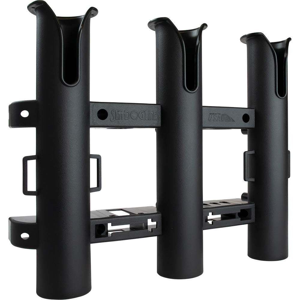Sea-Dog 325033-1 Triple Threat Three Pole Rod Holder Black Sea-Dog 325033-1 Triple Threat Three Pole Rod Holder Black