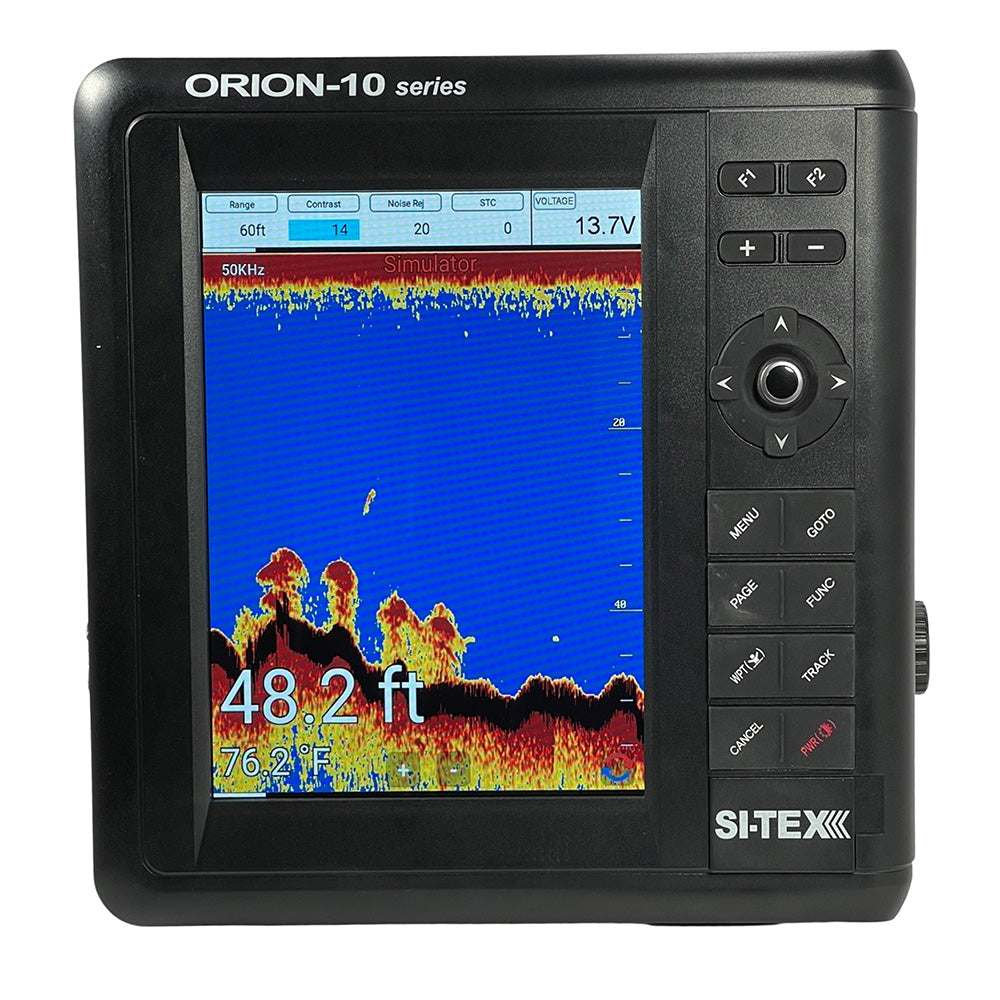 SI-TEX 10" Chartplotter/Sounder Combo w/Internal GPS C-MAP 4D Card