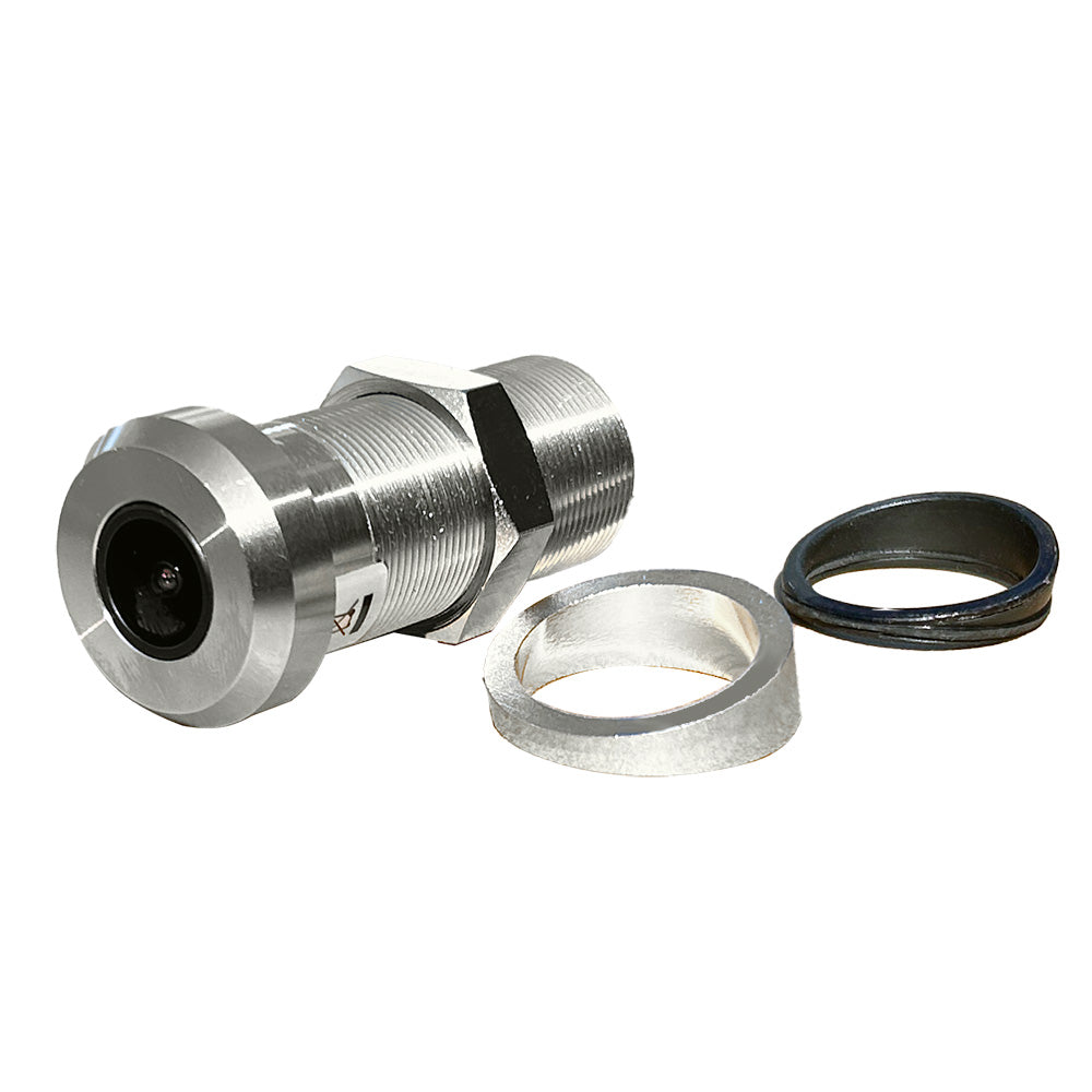 Iris Mini Flush Mount Hi-Resolution Through-Hull Camera - CVBS, TVI, CVI, AHD