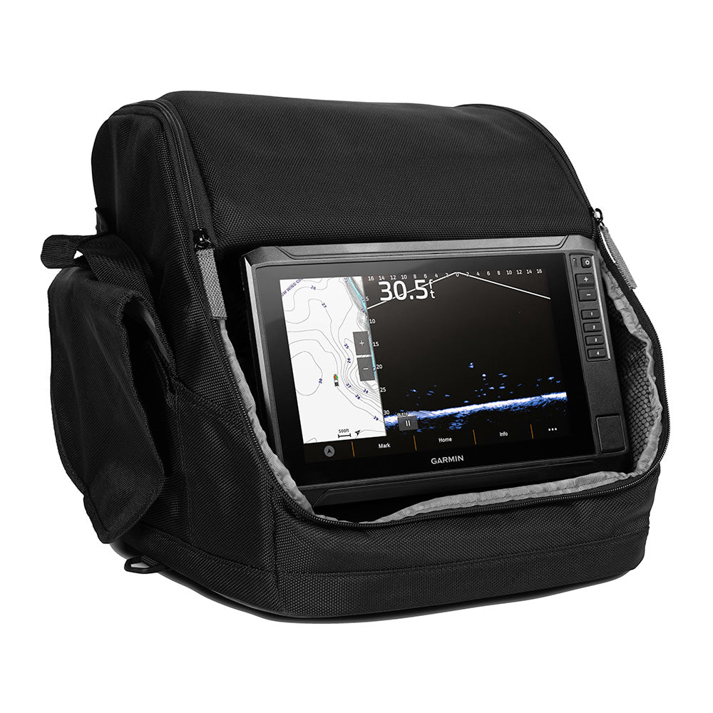 Garmin ECHOMAP UHD2 93SV LiveScope Plus Ice Fishing Bundle LI w/ECHOMAP UHD2 93sv, LiveScope Plus System Lithium-ion Battery