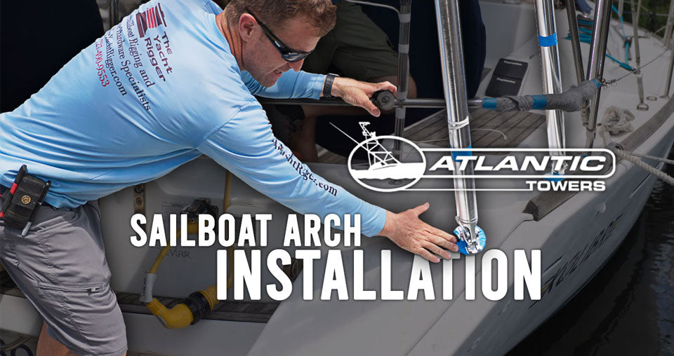 Sailboat Arch Installation