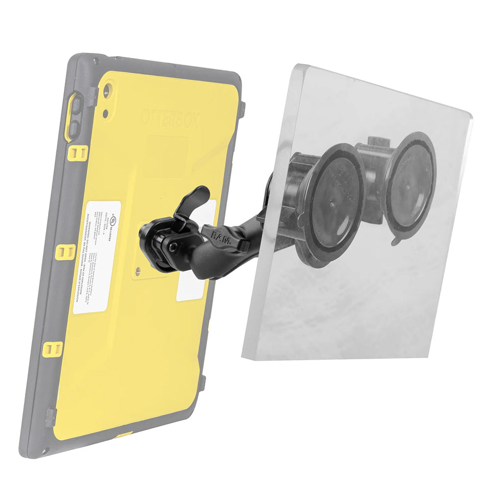 RAM Mount Twist-Lock Dual Suction Mount w/Quick Release Adapter
