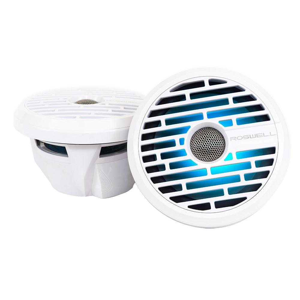 Roswell R1 7.7 Marine Speakers - White - 90W RMS  180W Peak Power