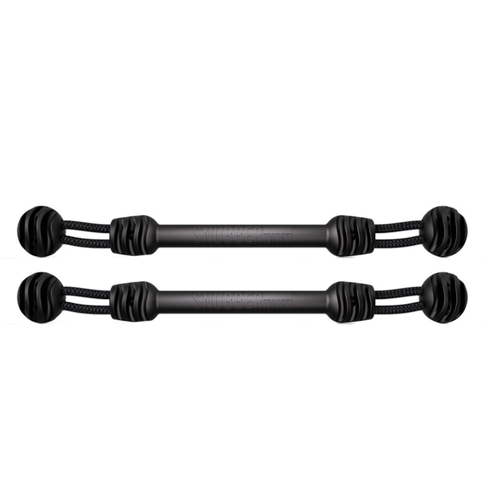 Snubber TWIST - Tar Black - Pair