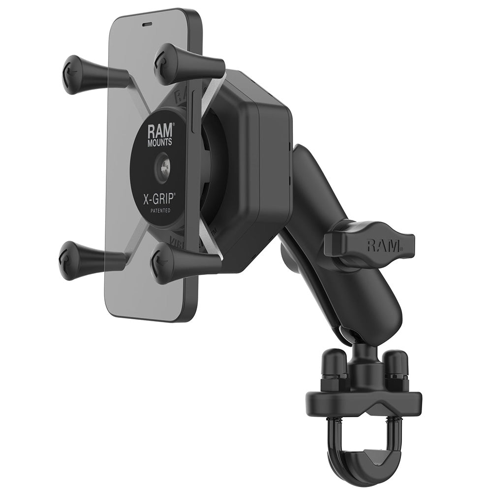 RAM Mount RAM X-Grip Phone Mount w/Vibe-Safe U-Bolt Base - Medium