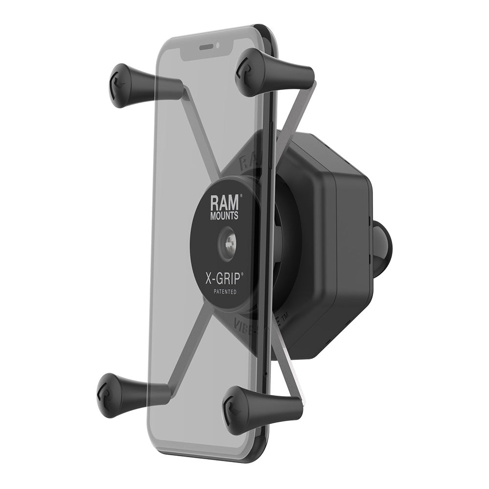 RAM Mount RAM X-Grip Large Phone Holder w/Ball  Vibe-Safe Adapter