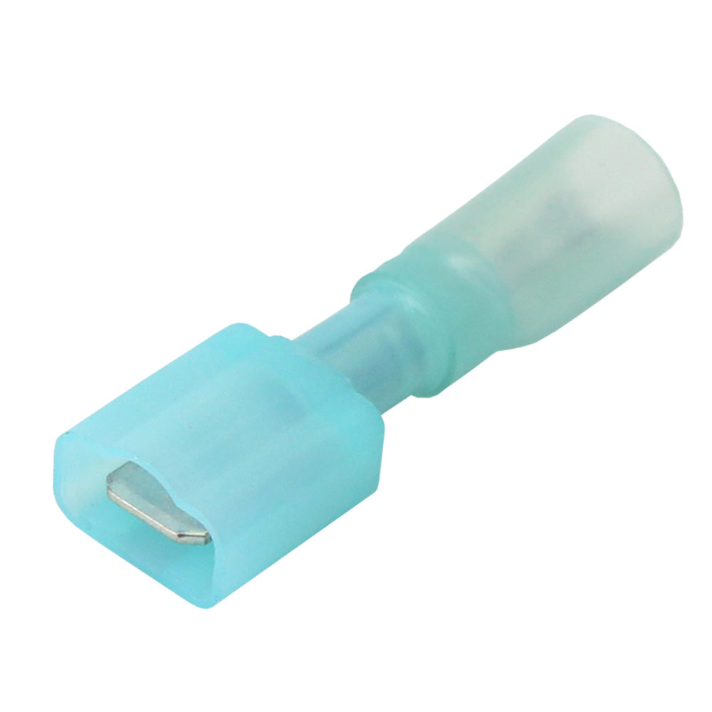 Pacer 16-14 AWG Fully-Insulated Male Disconnect Terminal - Blue - 100 Pack