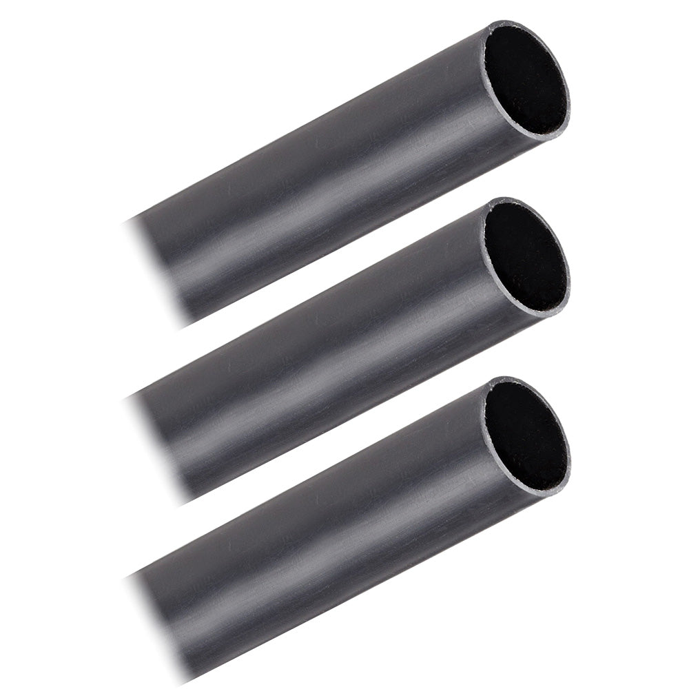 Pacer Battery Cable Heavy Wall Heat Shrink Tubing - 3/4" x 12" - Black (3-Pieces)