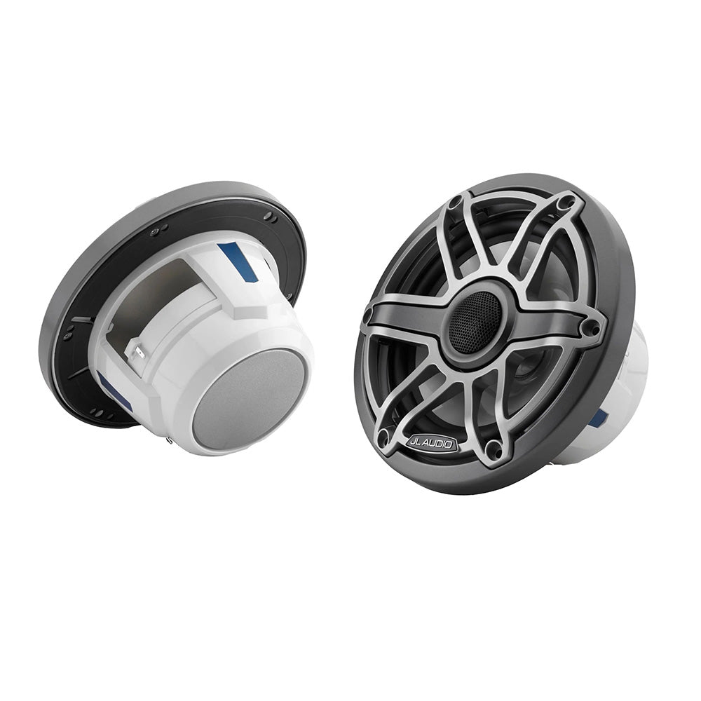 JL Audio M6 Series 6.5" Marine Coaxial Speakers w/Titanium Sport Grille - M6-650X-S-GmTi