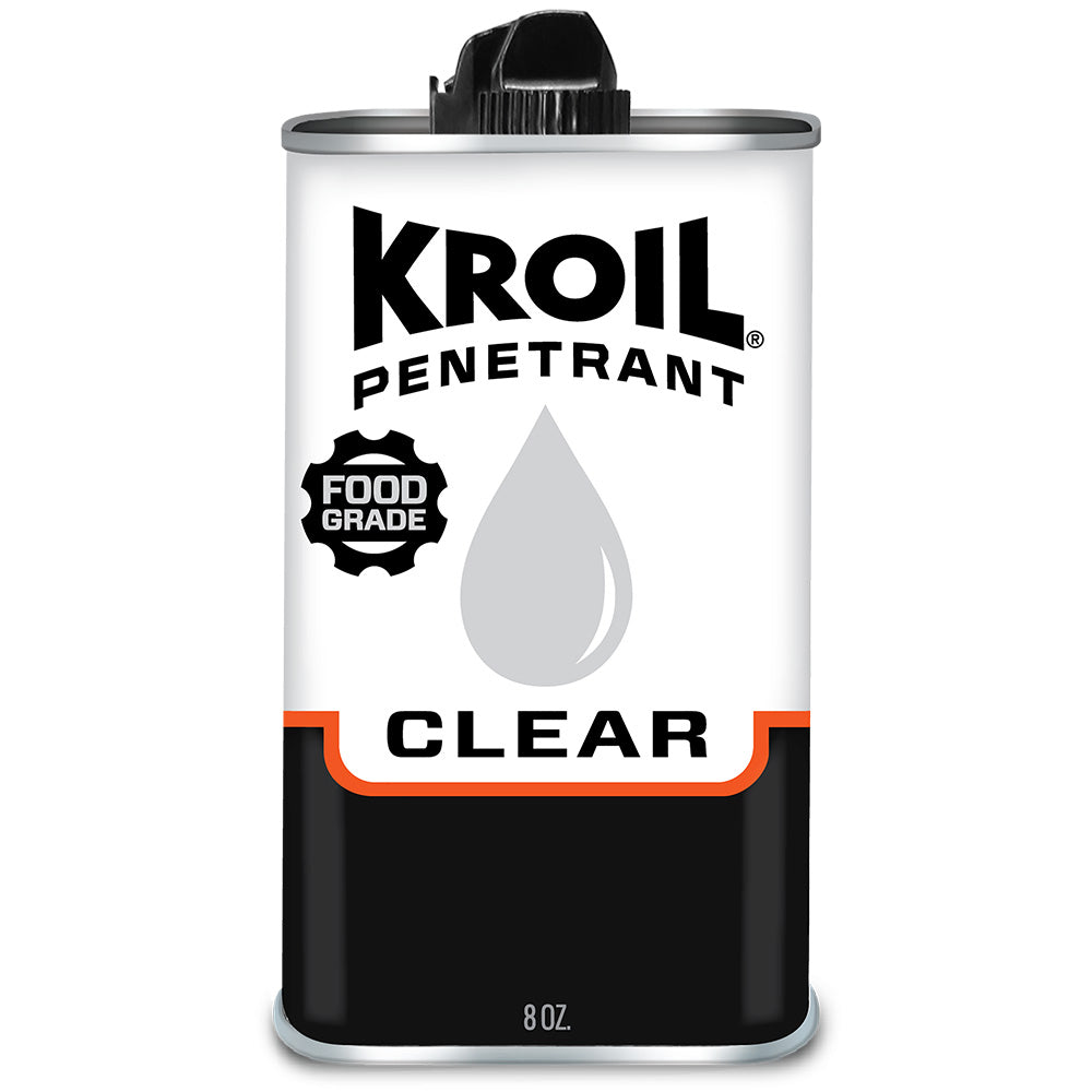 Kroil Clear Food Grade Penetrating Oil - Drip - 8oz Can