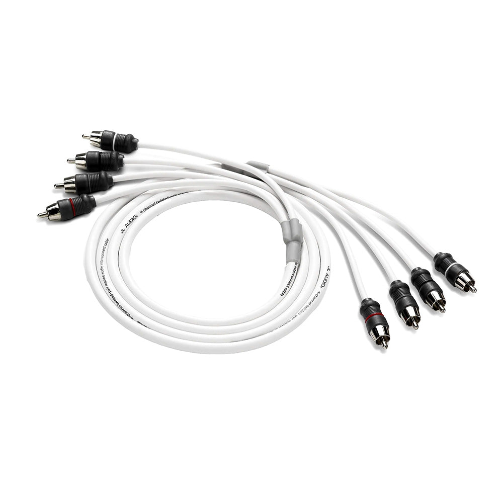 JL Audio 4 Channel 6' Marine Audio RCA Cable - XMD-WHTAIC4-6