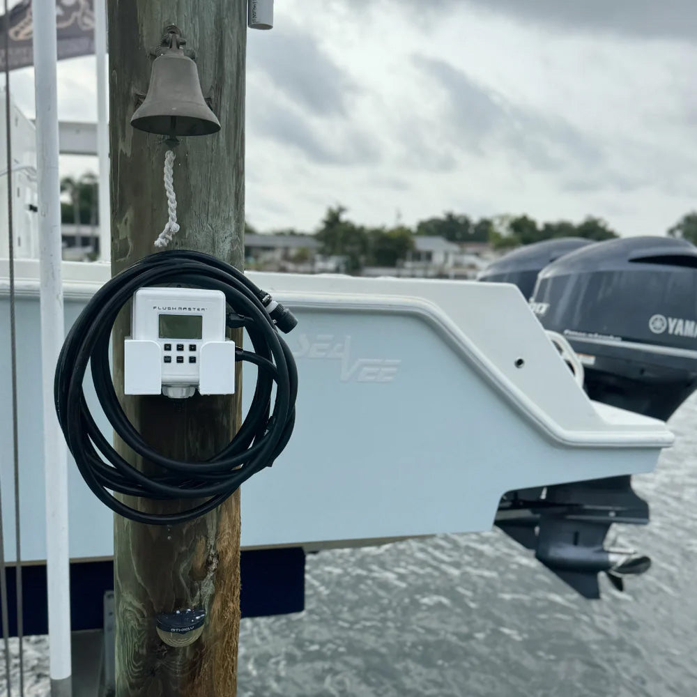 Flushmaster Outboard Flushing System - 4 Outlet w/Four 9' Hose Kits