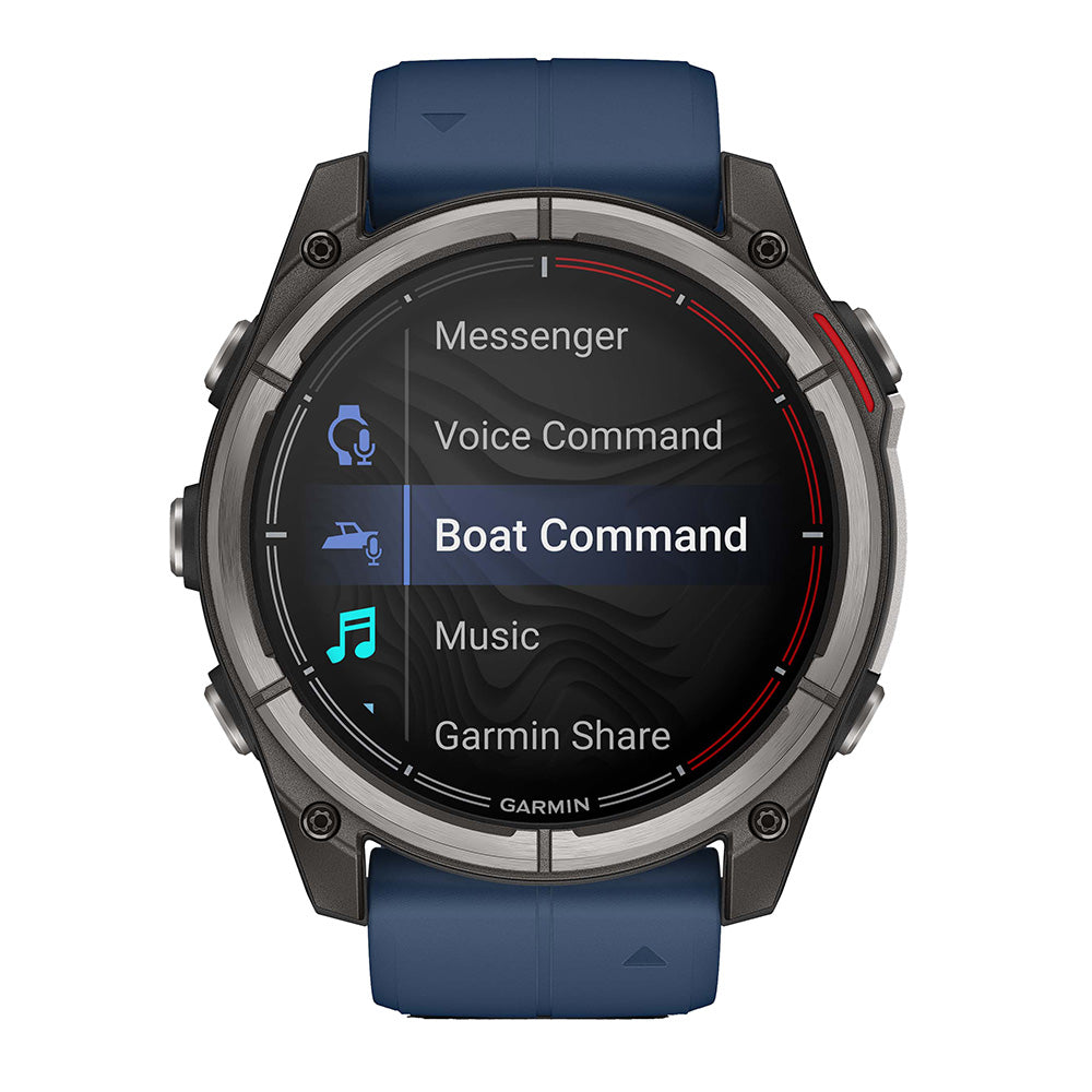 Garmin quatix 8 - 51mm AMOLED Marine GPS Smartwatch