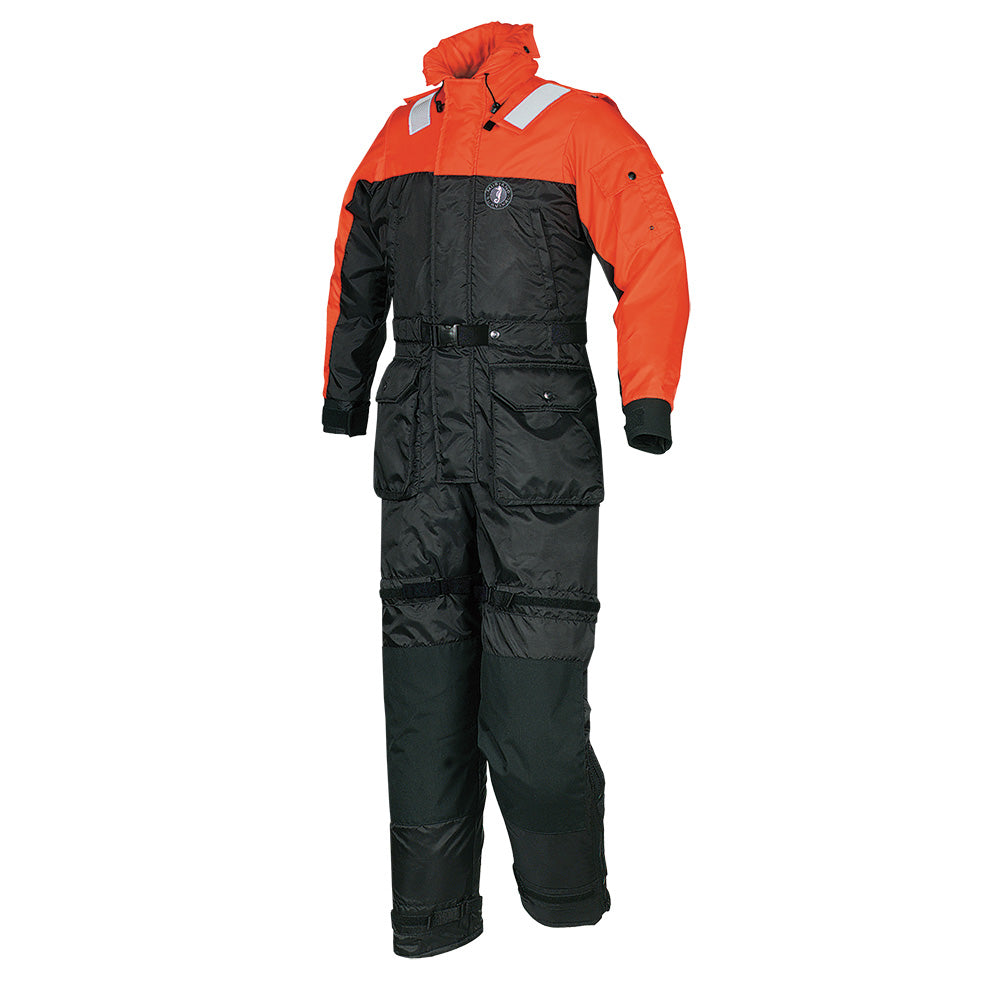 Mustang Deluxe Anti-Exposure Coverall  Worksuit GS Version - Orange/Black - XL
