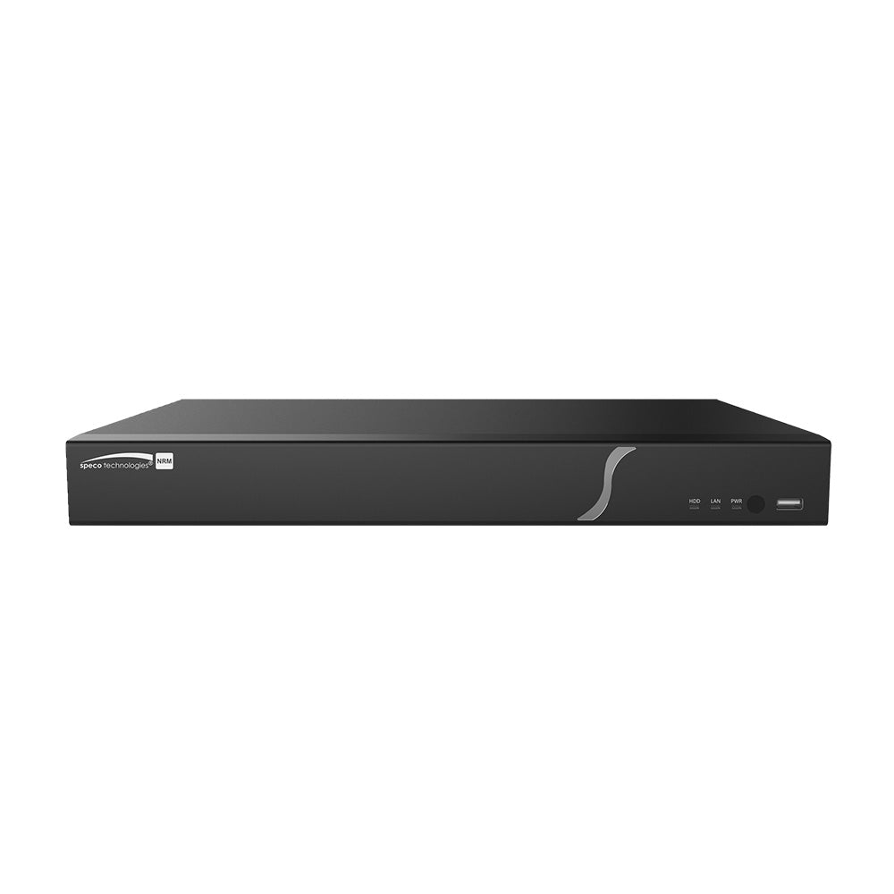 Speco 4-Channel 4K H.265 NVR w/POE  1 SATA - NDAA - 2TB