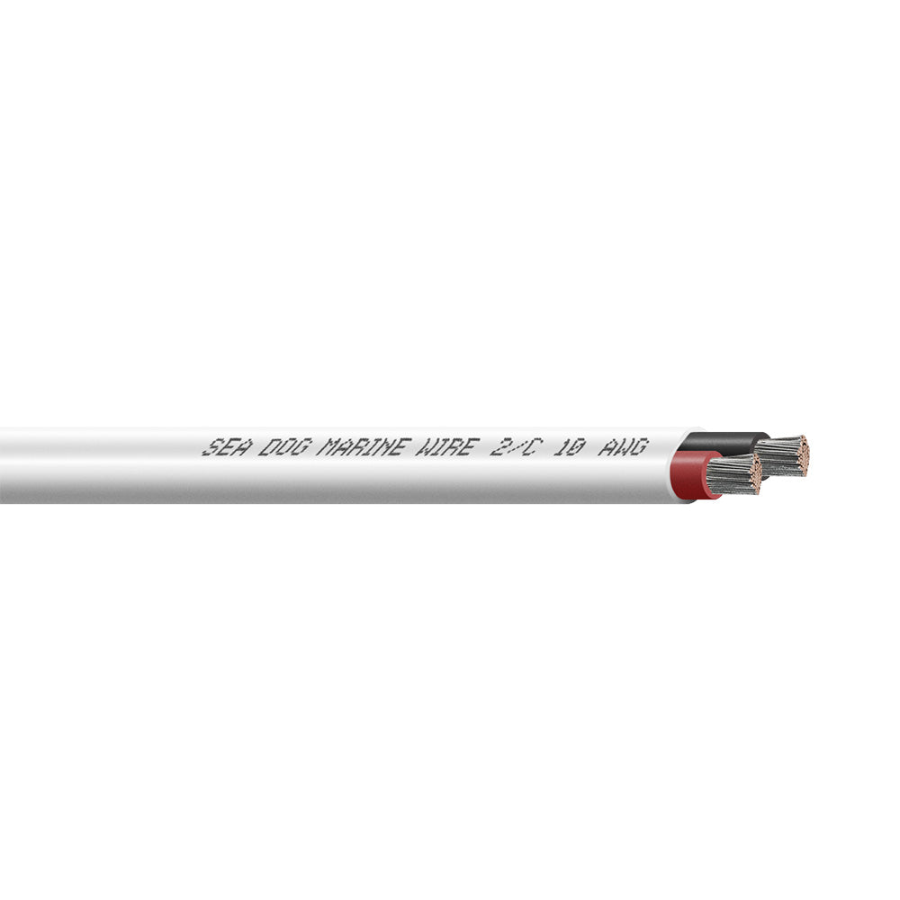 Sea-Dog 10/2 AWG Flat Duplex Wire - Red/Black - 800'