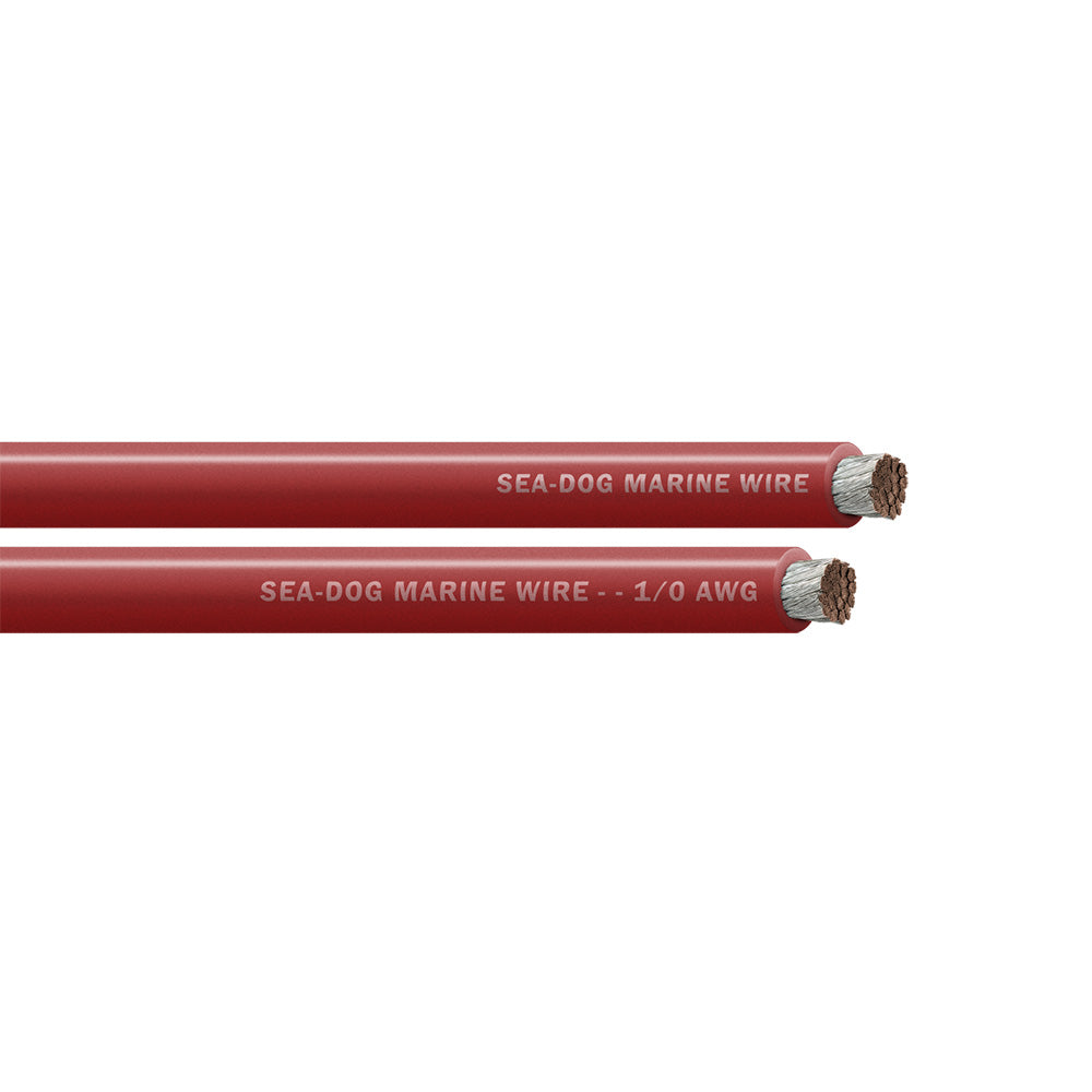 Sea-Dog 1/0 AWG Red Battery Cable - 250'