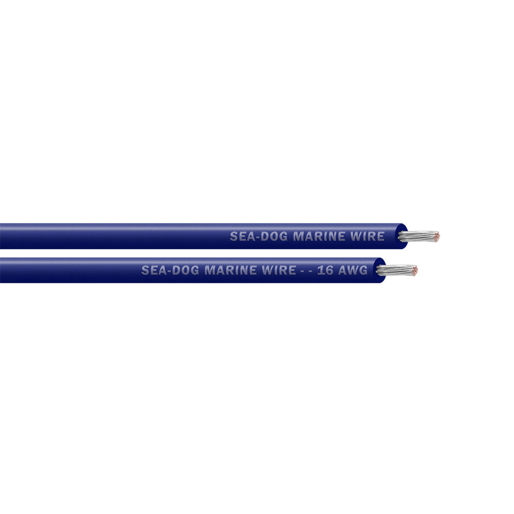 Sea-Dog 16 AWG Dark Blue Primary Wire - 100'