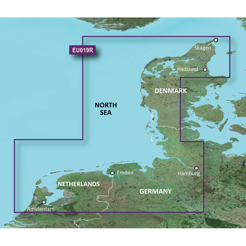 Garmin BlueChart g3 Vision HD - VEU019R - Alborg to Amsterdam - microSD/SD