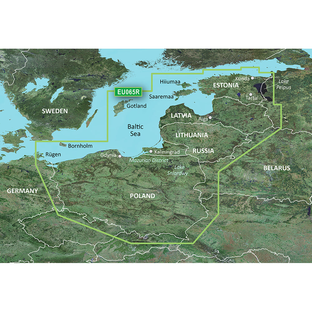 Garmin BlueChart g3 Vision HD - VEU065R - Baltic Sea, East Coast - microSD/SD
