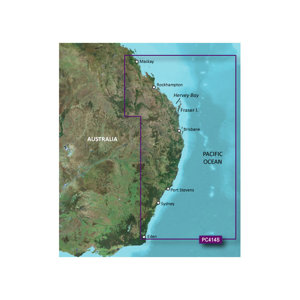 Garmin BlueChart g3 Vision HD - VPC414S - Mackay to Twofold Bay - microSD/SD