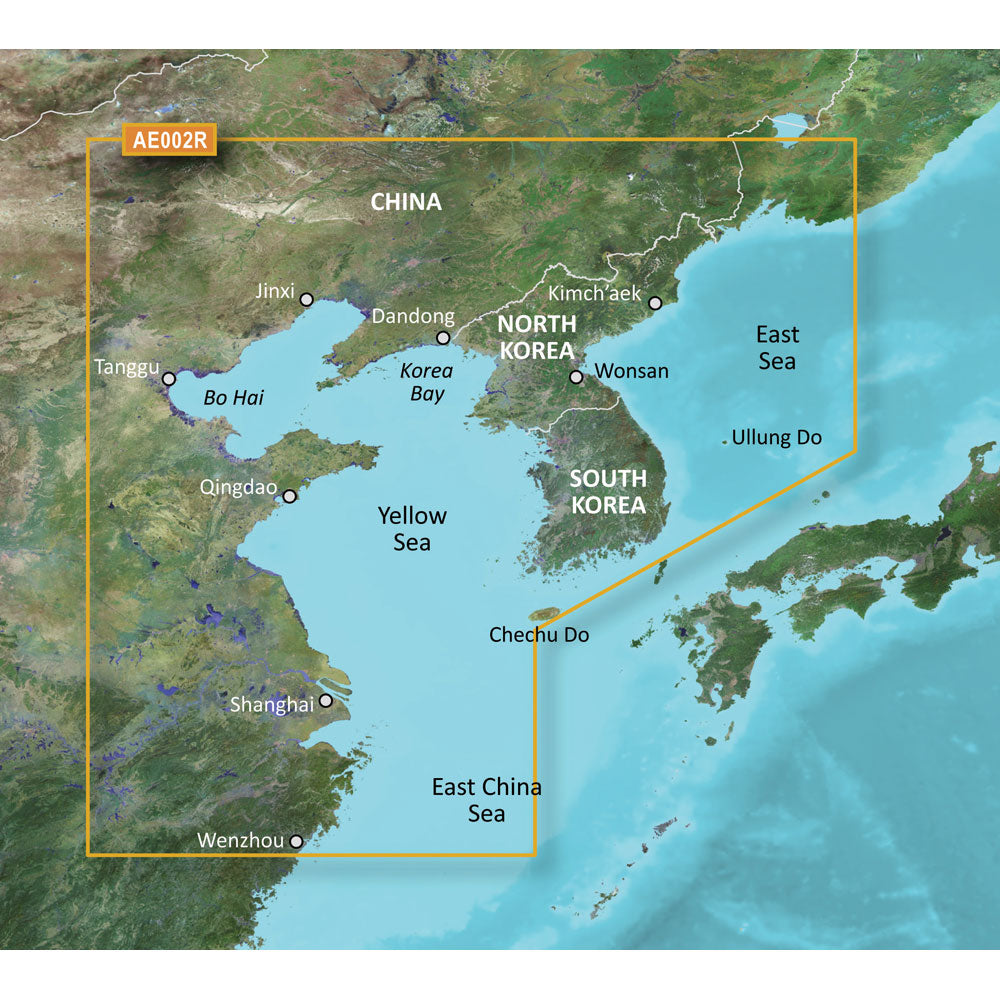Garmin BlueChart g3 HD - HXAE002R - Yellow Sea - microSD/SD