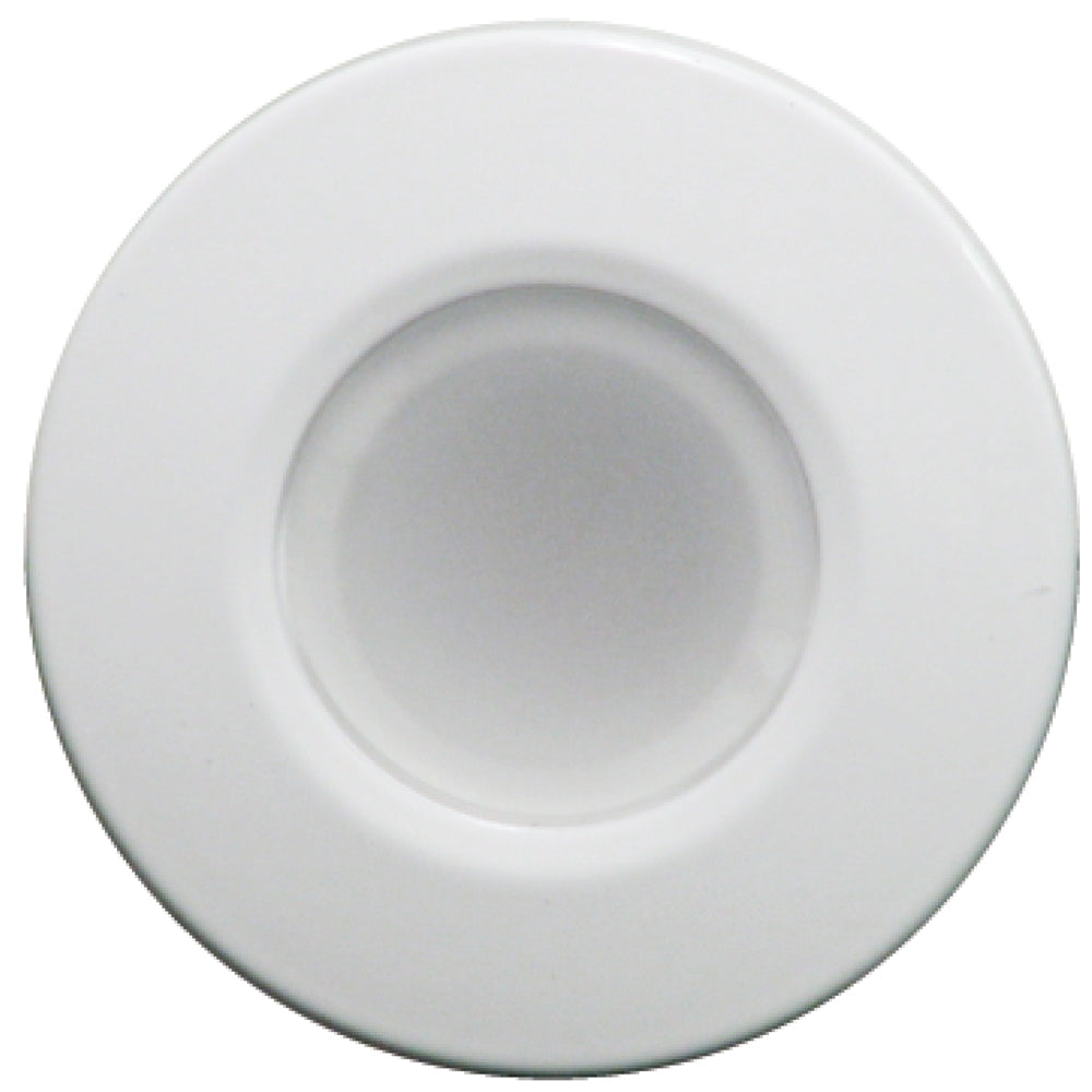 Lumitec Orbit - Flush Mount Down Light - White Finish - 2-Color Blue/White Dimming