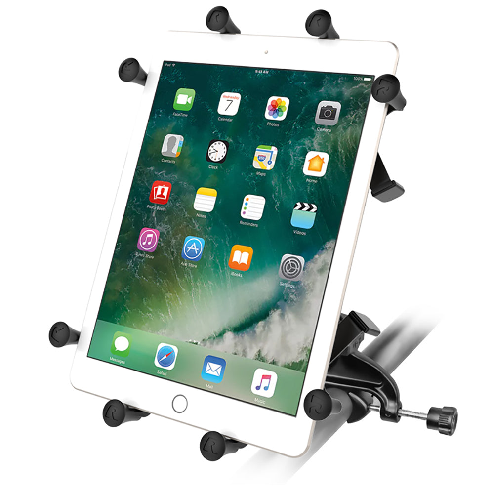 RAM Mount Universal X-Grip III Large Tablet Holder - Fits New iPad - Includes Yoke Mount