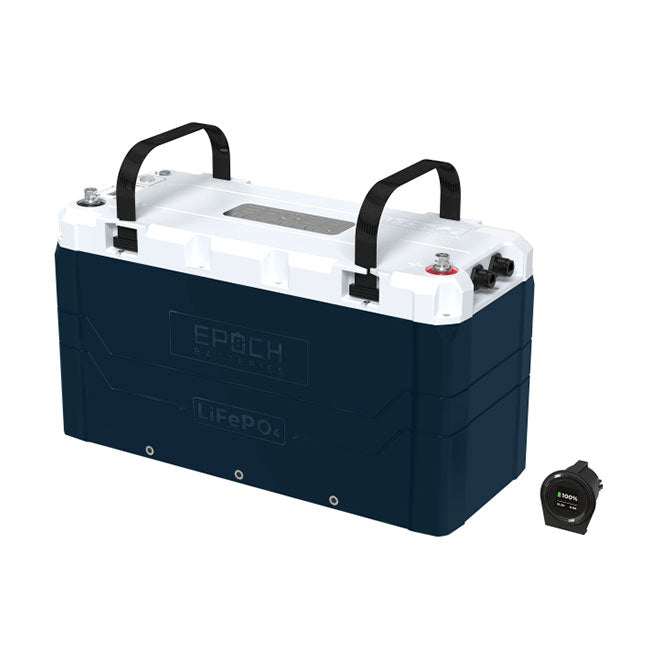 Epoch Batteries 48V 100Ah V2 Elite Series - Heated & Bluetooth & Victron Comms LiFePO4 Batttery