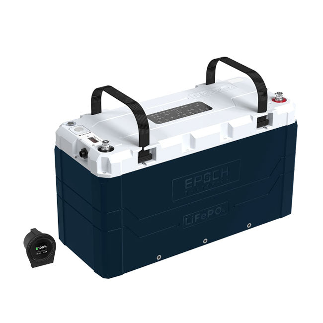 Epoch Batteries 48V 100Ah V2 Elite Series - Heated & Bluetooth & Victron Comms LiFePO4 Batttery