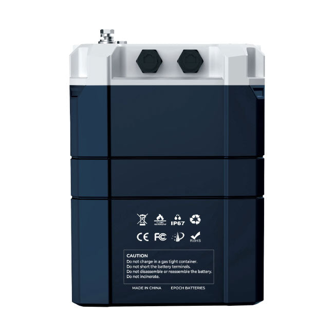 Epoch Batteries 48V 100Ah V2 Elite Series - Heated & Bluetooth & Victron Comms LiFePO4 Batttery