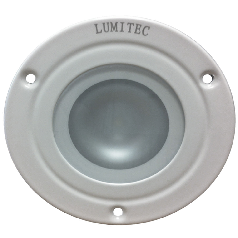 Lumitec Shadow - Flush Mount Down Light - White Finish - 3-Color Red/Blue Non-Dimming w/White Dimming