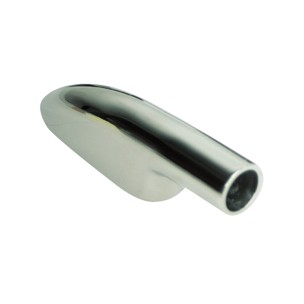 Whitecap End-Bottom Mounted 90 Degree - 316 Stainless Steel - 7/8" Tube O.D