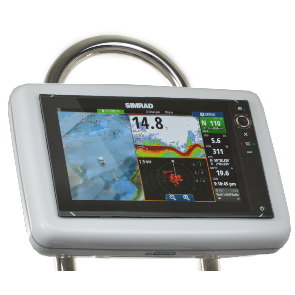 NavPod GP1202 SailPod Pre-Cut f/Simrad NSS12 evo2 or B&G Zeus 12 f/9.5" Wide Guard