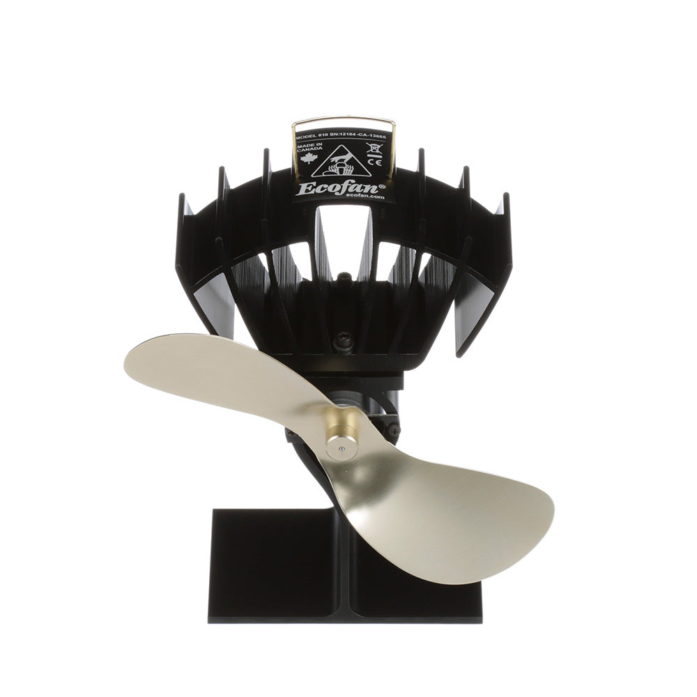 Ecofan by Caframo UltrAir 810CA Heat Powered Stove Fan - Gold Blade