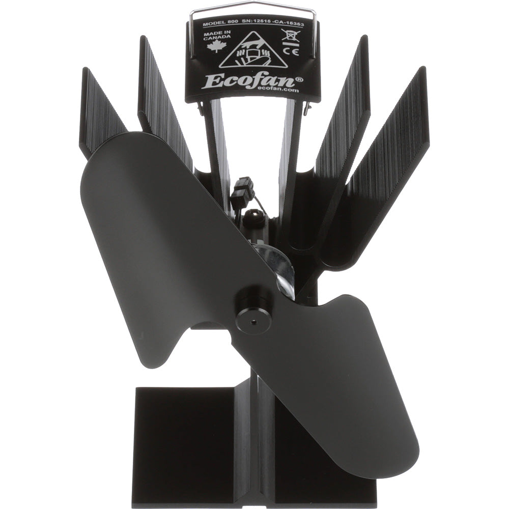 Ecofan Original Heat Powered Stove Fan - Black Blade