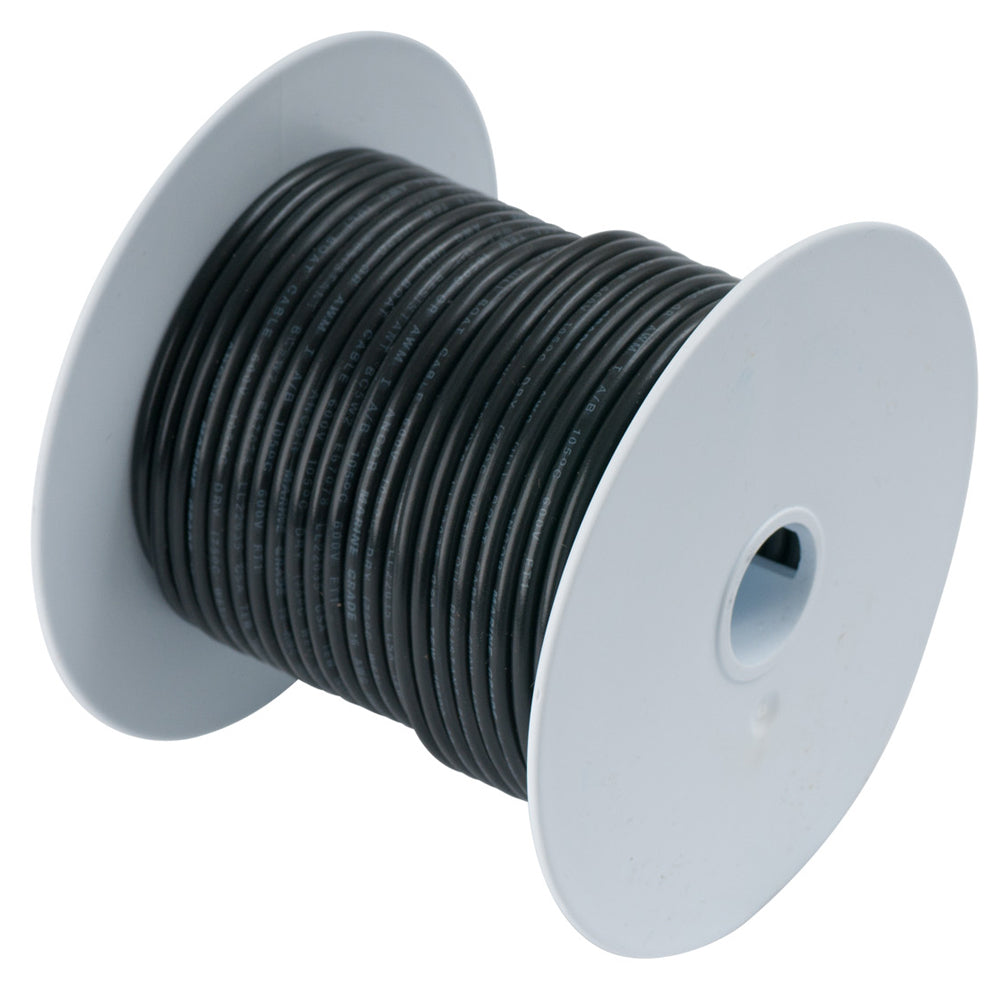 Ancor Black 16 AWG Tinned Copper Wire - 25'