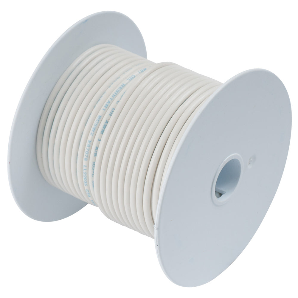 Ancor White 10 AWG Tinned Copper Wire - 1,000'