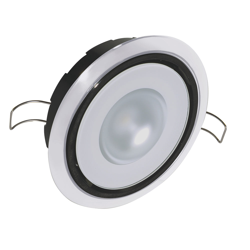Lumitec Mirage Positionable Down Light - Warm White Non-Dimming - Hi CRI - White Bezel