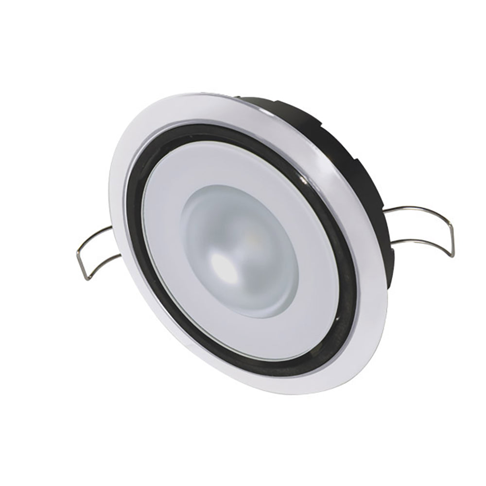 Lumitec Mirage Positionable Down Light - Warm White Non-Dimming - Hi CRI - White Bezel