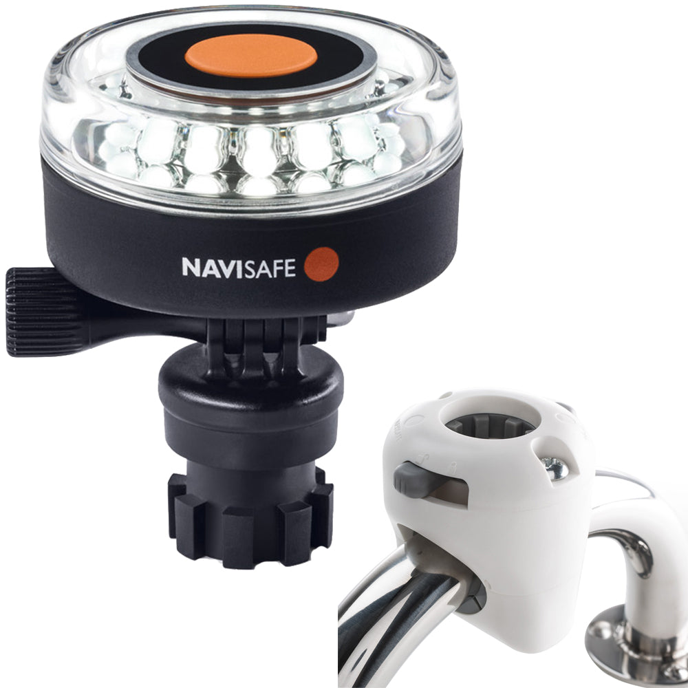 Navisafe Navilight 360 2NM White w/Navimount Base  Rail Mount - White