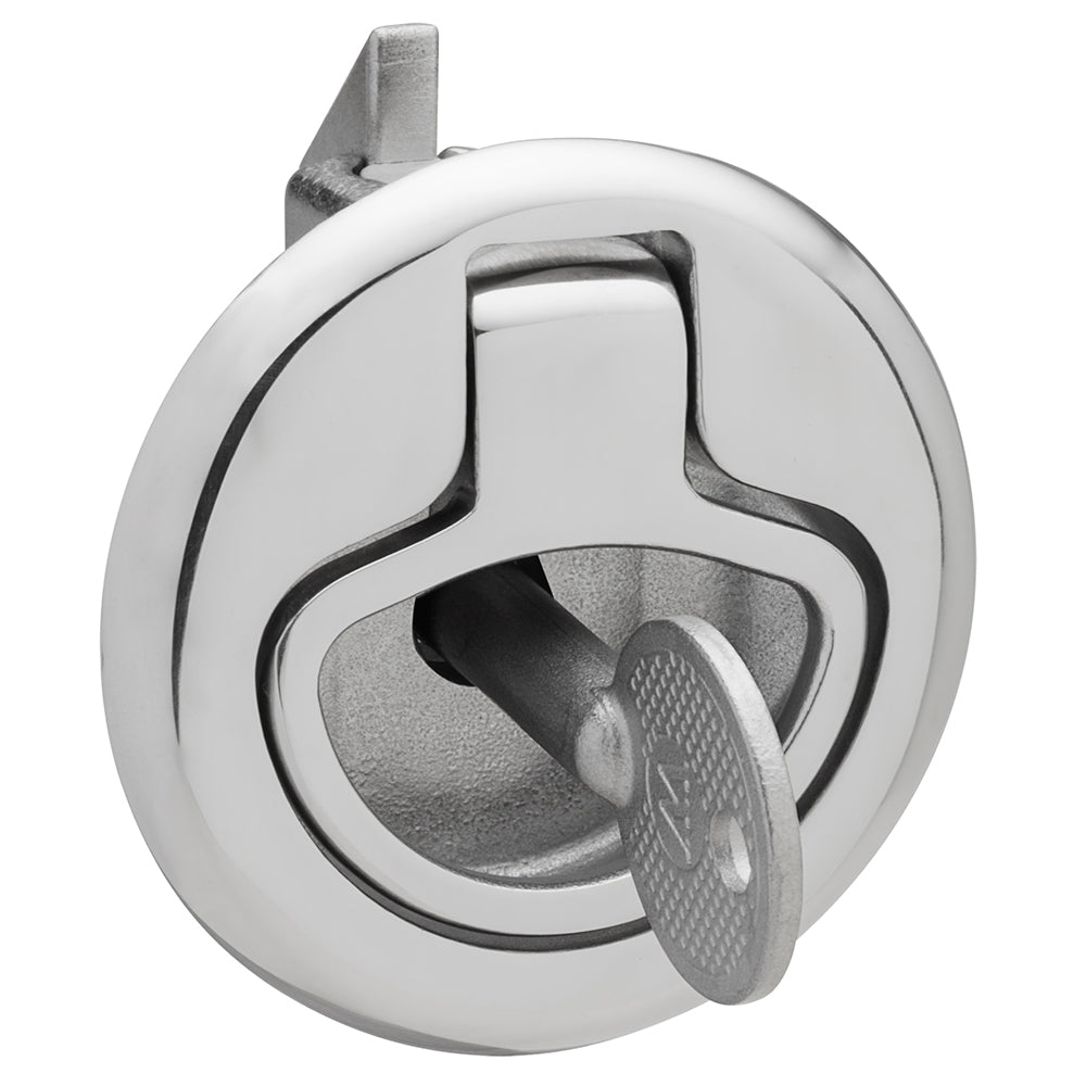 Whitecap Slam Latch Stainless Steel Locking Ring Pull