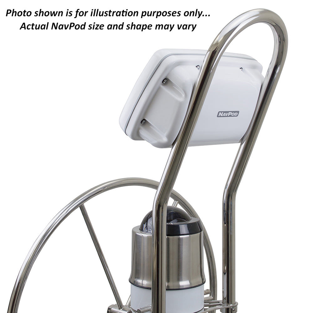 NavPod SystemPod Pre-Cut f/Raymarine AXIOM 9  1 Instrument (3.6 hole) f/9.5 Wide Guard (Pre-Cut f/Surface Mount Using Rear Mounting Brackets)