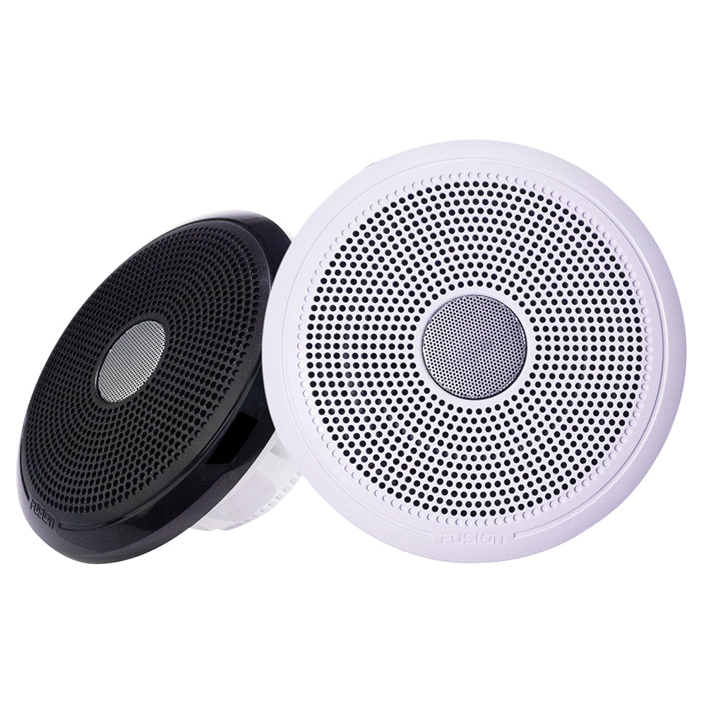 Fusion XS-F77CWB XS Series 7.7" Classic Marine Speakers - White  Black Grill Options