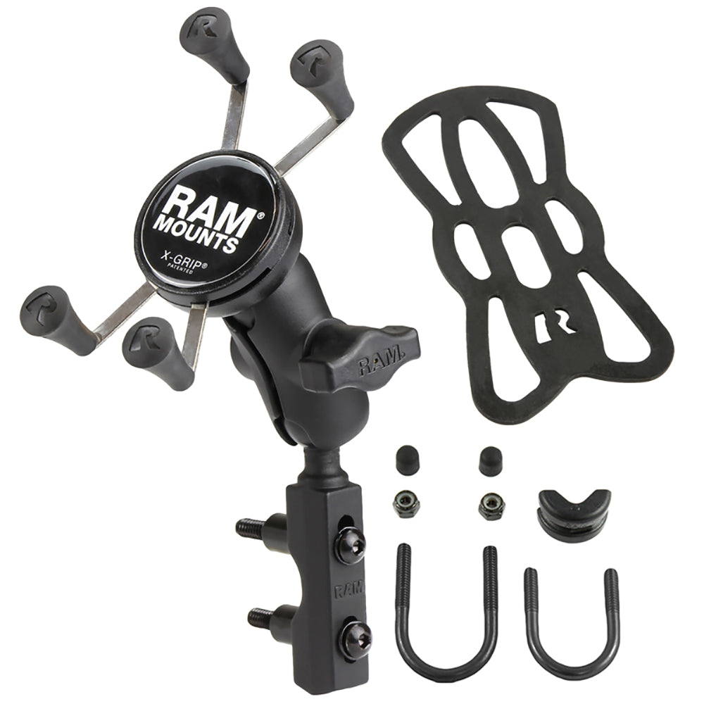 RAM Mount X-Grip Phone Mount w/Motorcycle Brake/Clutch Reservoir Base