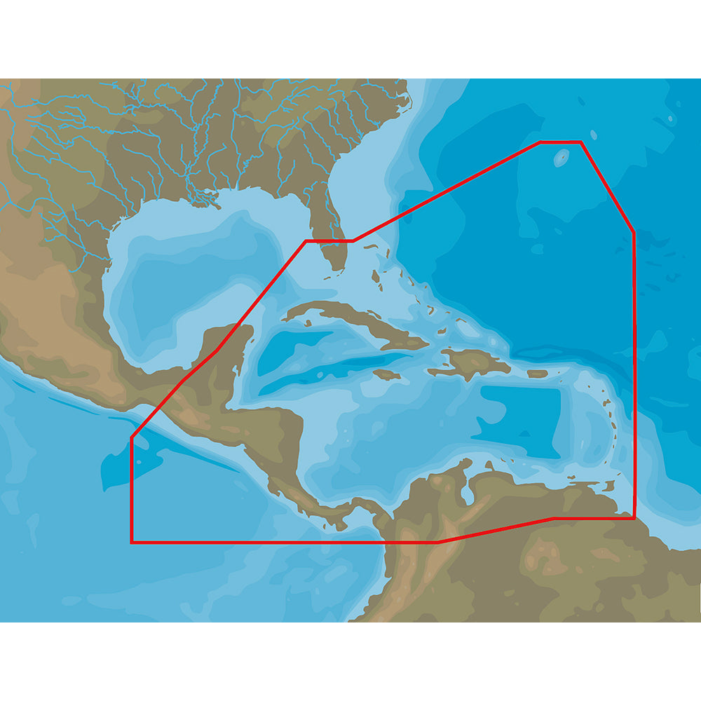 C-MAP 4D NA-D065 Caribbean  Central America -microSD/SD