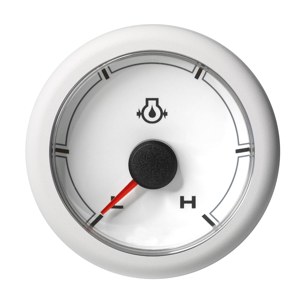 Veratron 52MM (2-1/16") OceanLink Engine Oil Pressure Gauge - Low/High (150 PSI) - White Dial  Bezel