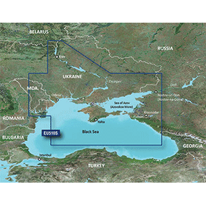 Garmin BlueChart g3 Vision VEI510S - Dnieper River  Azov Sea - microSD/SD